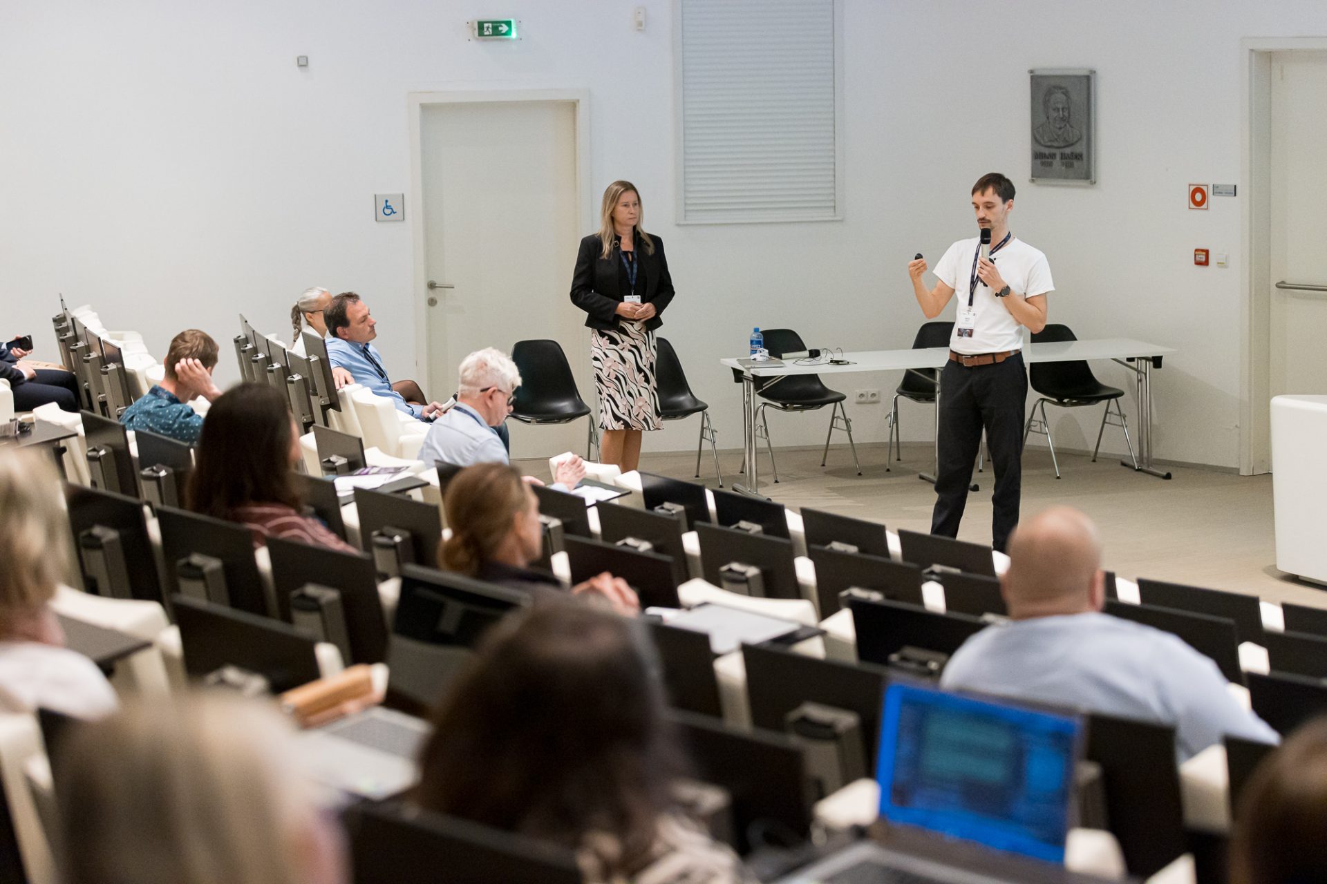 Reportage of conference Imaging principles of life. Czech-BioImaging, Institute of Molecular Genetics of the Czech Academy of Sciences. Prague, photographer: Tony Danilov.
